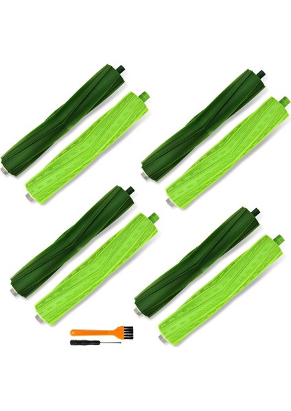 4set Irobot Odaba I7 I7 I7+I3 I3+I4 I6 I6+I8 I8+/plus E5 E6 E7 I, E&amp;j Serisi Vac Kauçuk Milletvekili Fırçalar (Yurt Dışından)