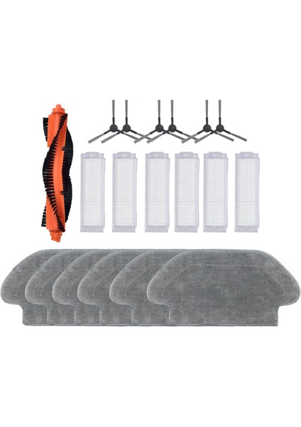 Xiaomi Robot Vakum S10 S10 S12 T12 B106GL / Mop 2s XMSTJQR2S / 3c B106CN Parçalar Aksesuarlar Ana Yan Fırça Filtre Mop (Yurt Dışından)
