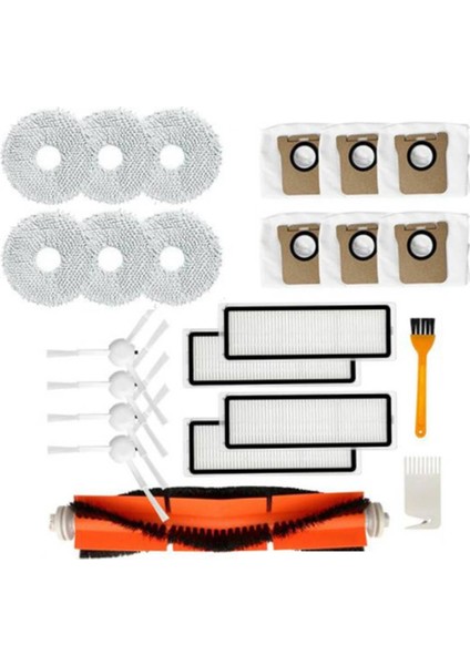 Dreame Bot L10S Için Ultra B101CN S10 Pro Robot Vakum Ana Fırça Yedek Parçaları Vakum Süpürge Toz Çanta Yedek Parçaları (Yurt Dışından)