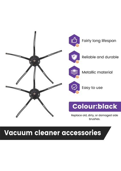 Xiaomi Roborock S7 S7 Max S7 Maxv T7S T7S Plus S6 S5 Max S50 S55 E3 E2 Robot Vakum Süpürge Parçaları Siyah (Yurt Dışından) fırsatları