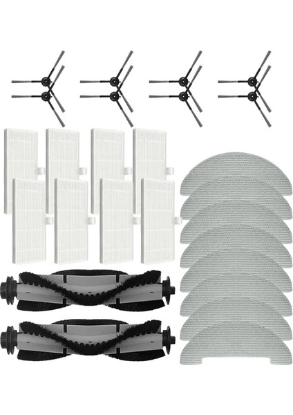 Yan Fırçalar Vactidy Çevik T7 T8 Robot Vakum Süpürge Yedek Yedek Aksesuarlar (Yurt Dışından)