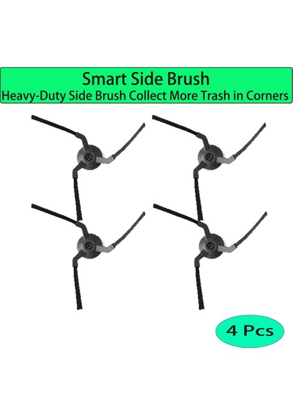 Eufy X9 Pro Vakum Süpürge Aksesuarları Kiti, Yan Fırçalar, Mop Kumaş Pedleri Için Yedek Parçalar (Yurt Dışından) fırsatları