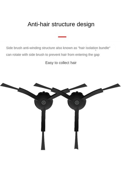 Xiaomi Mi Robot Vakum-Mop 2 Pro/lite MJST1SHW Mjstl Vakum Süpürge Aksesuarları Filtre Mop Bezi Ana Yan Fırça (Yurt Dışından) modelleri