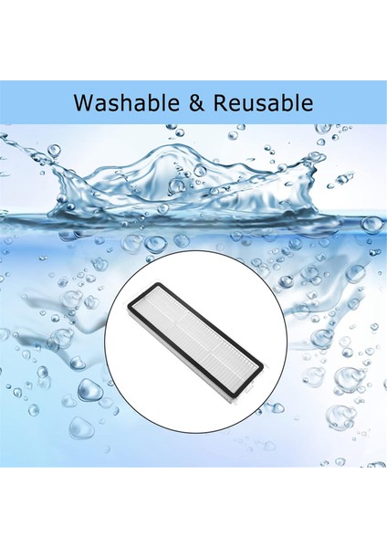 Lenovo E1 Robot Vakum Ana Yan Fırça Hepa Filtre Paspas Bezi (Yurt Dışından) fırsatları