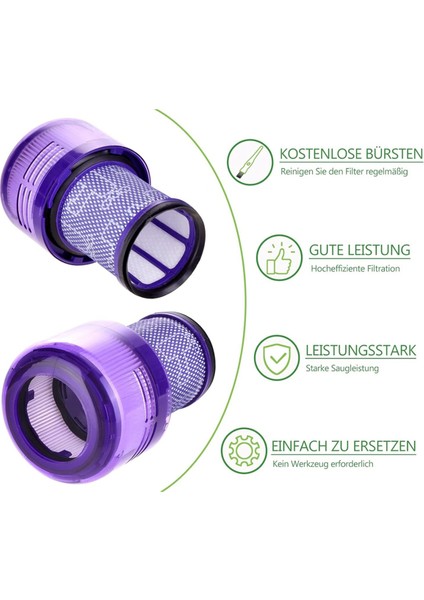 Dyson V12 Için Ince Roller Fırçalarını Algılayın, Hepa Filtreli Vakum Temizleyici Rulo Nozul Aksesuarları (Yurt Dışından) fırsatları