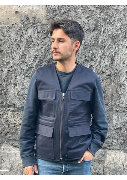 Erkek Yazlık Keten Kumaş Avcı Yelek Çok Cepli 7 Cep Beden Tablosuna Göre Sipariş Veriniz.