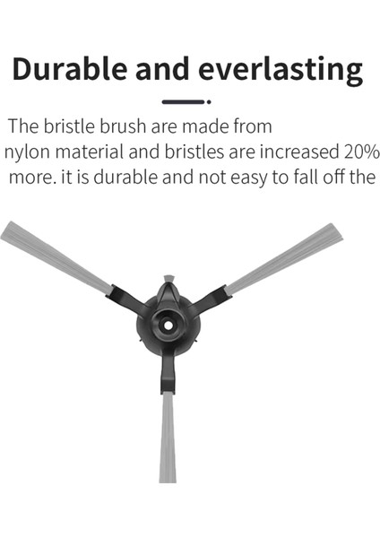 Xiaomi E5 / C108 Için 12 Pcs Yan Fırça Robot Vakum Süpürge Parçaları Değiştirme (Yurt Dışından) fırsatları