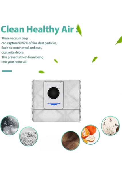 Ecovacs Deebot T20/T20MAX/T20PRO/X1 OMNI/T10 Omni/turbo Vakum Ana Yan Fırça Toz Torbası Paspas Bezi Için 18PCS (Yurt Dışından) modelleri