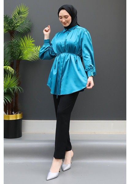 Gizli Düğmeli Saten Gömlek Petrol fiyatları