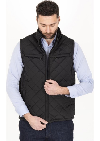 Klasik Kesim Kapitone Şişme Yelek Içi Polarlı Baba Yeleği fiyatları