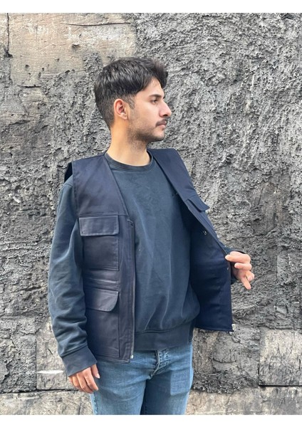 Erkek Yazlık Keten Kumaş Avcı Yelek Çok Cepli 7 Cep Beden Tablosuna Göre Sipariş Veriniz. fırsatları