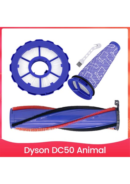 DC50 Silindir Fırçası ve Filtre Değiştirme Dyson DC50 Hayvan Çok Katlı Tam Vakum Yıkanabilir Filtreler Fırça Seti (Yurt Dışından)