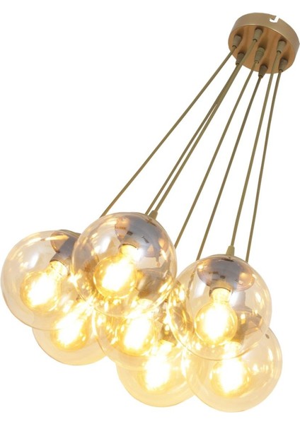 Kapo 7 Li Eskitme Avize Bal Camlı Dekoratif Tasarım Yatak Odası Mutfak Salon Avize fiyatları