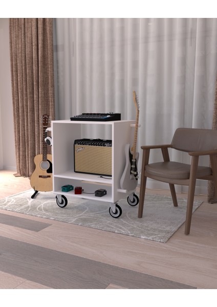 Fonksiyonel Dekoratif Gitar Dolabı | %100 Mdf fiyatları