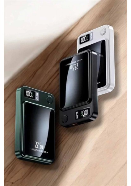 Pratik ve Taşınabilir 10.000 mAh Wireless Powerbank Hızlı Şarj Avantajı