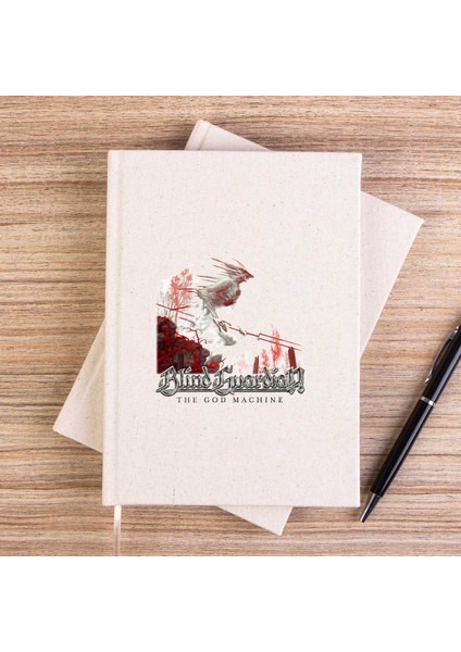Blind Guardian The God Machine Çizgisiz Kanvas Defter Çizgisiz