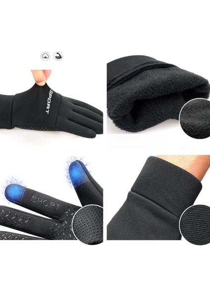 Su Geçirmez Kaymaz Sıcak Sürme Sporları Motosiklet Eldivenleri Tianzerun (Yurt Dışından) indirimleri