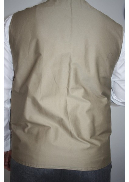 Dostumgiyim Erkek Çok Cepli Yazlık Yelek Baba Renk ve Çıtçıt Değişebilir fiyatları