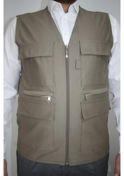 Erkek Çok Cepli Yazlık Yelek