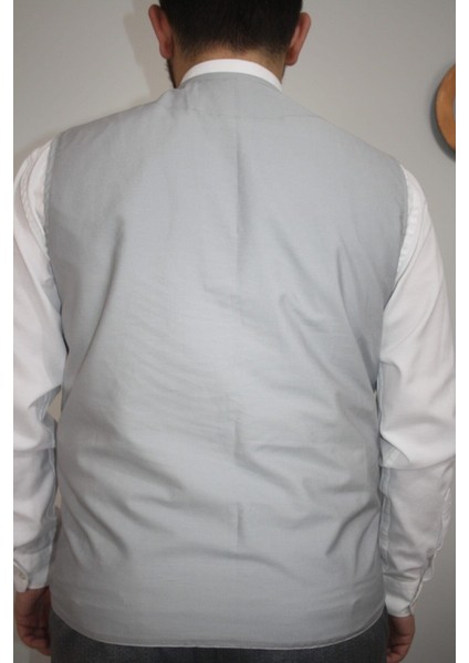 Erkek Çok Cepli Yazlık Yelek Avcı Baba Gri fiyatları