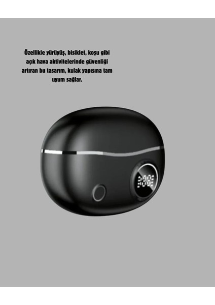 Kablosuz Açık Kulak Kulaklık Bluetooth 5.4 Type-C Hızlı Şarj 30 Saat indirimleri