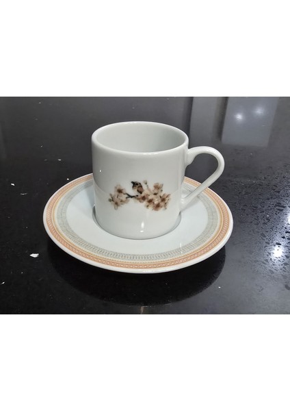 Pink Flower Porselen Kahve Takımı 2 Kişilik 80 cc indirimleri