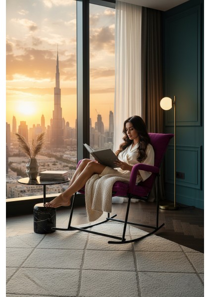 Harpy Prime Collection | Ergonomik Sallanır Sandalye & Dinlenme Koltuğu | Metal Gövde | Modern & Dayanıklı Tasarım