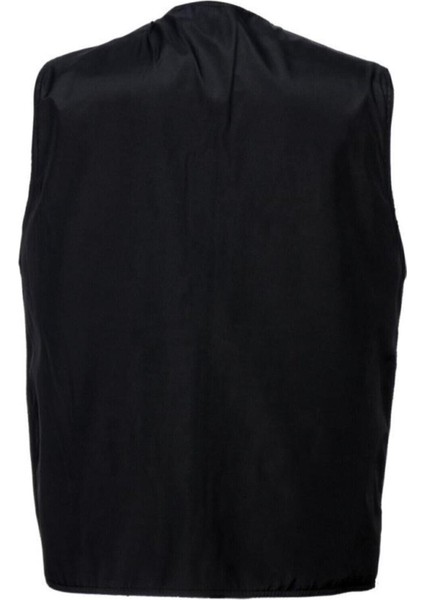 Erkek Siyah Yazlık Kumaş Avcı Yelek Çok Cepli Büyük Beden Yelek Battal fiyatları