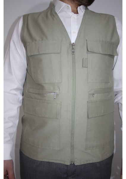 Erkek Çok Cepli Yazlık Yelek