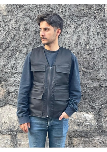 Erkek Yazlık Keten Kumaş Avcı Yelek Çok Cepli 7 Cep Beden Tablosuna Göre Sipariş Veriniz.