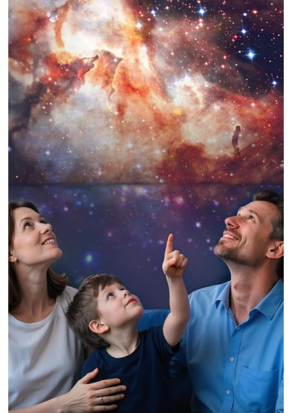 Yıldızlı Gökyüzü Projektörü Çocuk Gece Lambası, 2 Disk, A+++ fiyatları