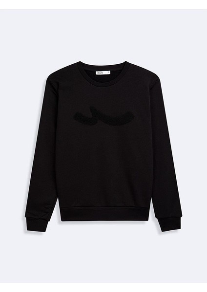 DIFODI NEW Logolu Yuvarlak Yaka Sweatshırt modelleri