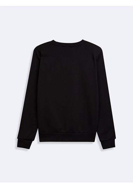 DIFODI NEW Logolu Yuvarlak Yaka Sweatshırt fırsatları