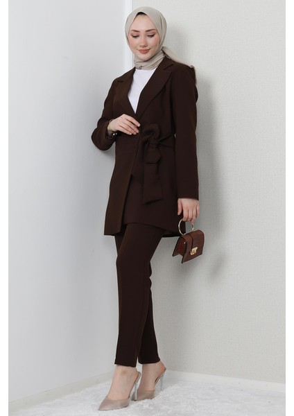 Adelisa Ceket Takım Acı Kahve fırsatları