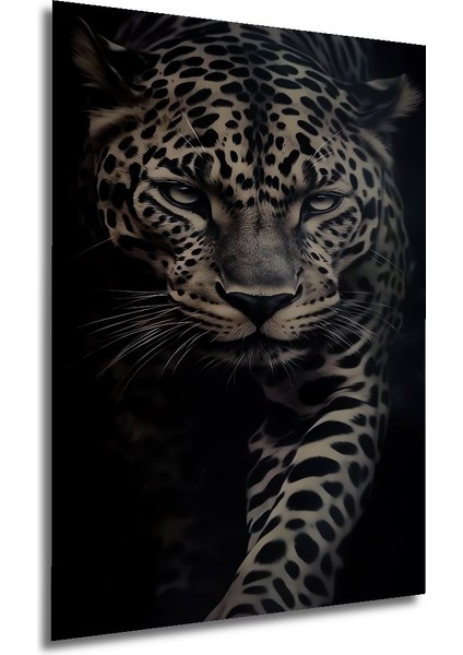 Leopar Asil Durus Dekoratif Ahşap Mdf Dikdörtgen Ev,iş Yeri Duvar modelleri