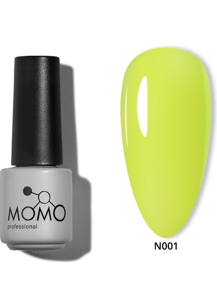 Kalıcı Oje N001 Neon Sarı 4 ml 3 Hafta Kalıcılık Sağlayan Özel Formül