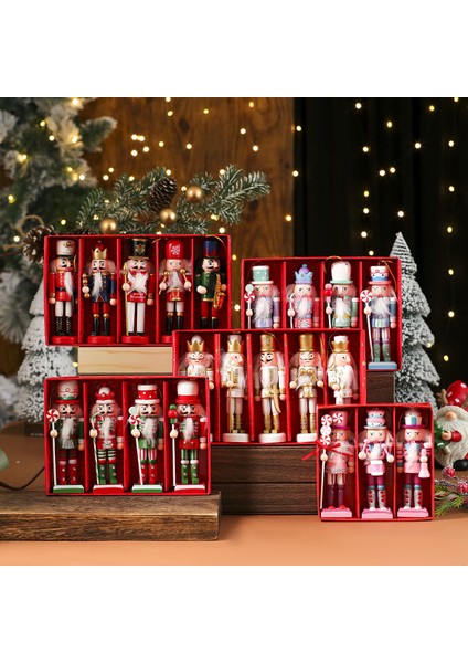 4 Adet Ceviz Asker Ahşap Süs Küçük Noel Süsi (Yurt Dışından) fiyatları