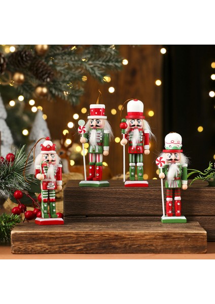 4 Adet Ceviz Asker Ahşap Süs Küçük Noel Süsi (Yurt Dışından) fırsatları