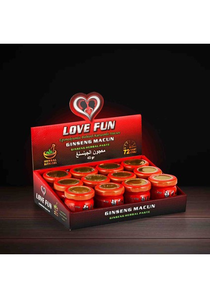 Love Fun Gınseng Macun 43GR (12 Adet)