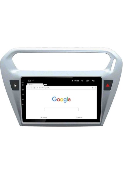 Peugeot 301 C-Elyyse Uyumlu 9 Inç 4 GB Ram 64 GB Hafıza QLED Ekran Multimedya Android Teyp modelleri