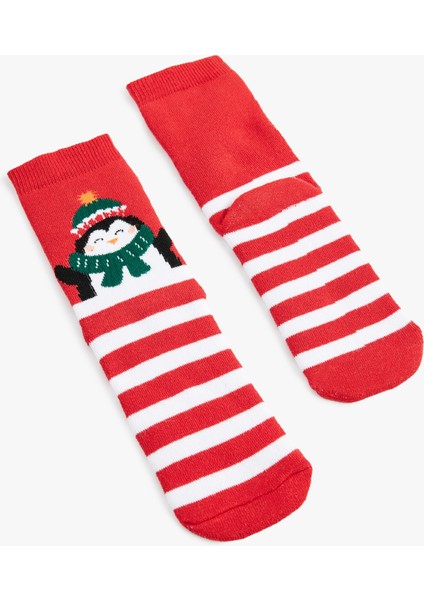 Penguen Detaylı Pamuklu Havlu Çorap fiyatları