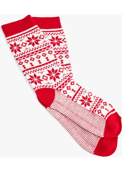 Yılbaşı Temalı Kalın Soket Çorap modelleri
