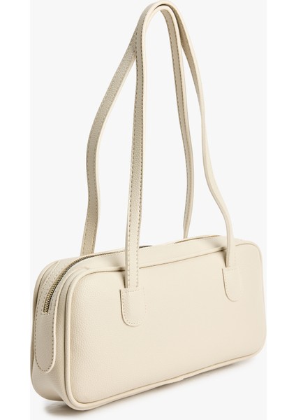 Saplı Fermuarlı Suni Deri Omuz Çantası modelleri