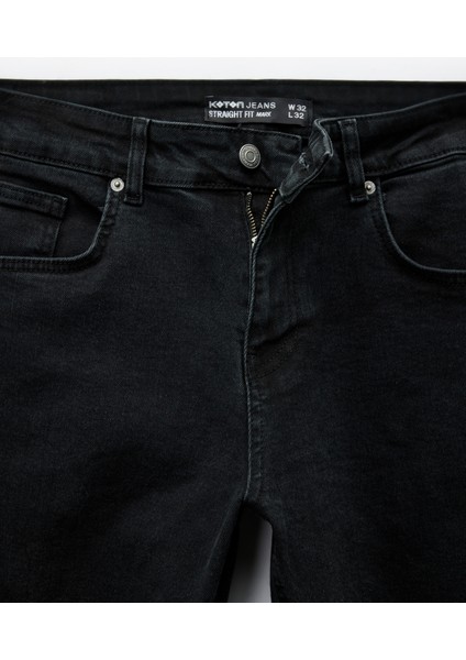 Normal Bel Straight Fit Jean Pantolon - Mark Jean fırsatları