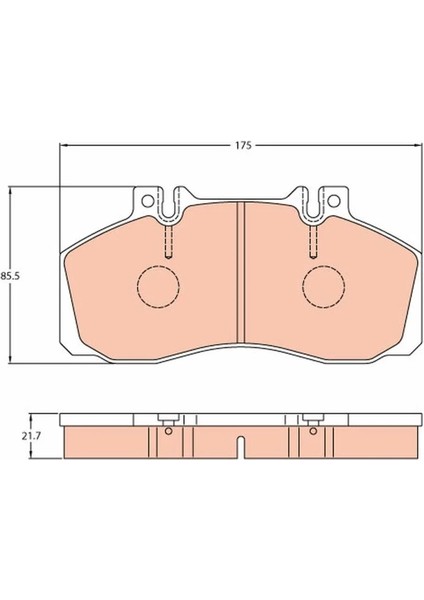 GDB5050 - Fren Balatası Ön - Trw fiyatları