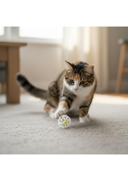 Kedi Oyuncak Topu – 2’li Set (Sarı Toplu – Dayanıklı – Sağlam Tasarım) modelleri