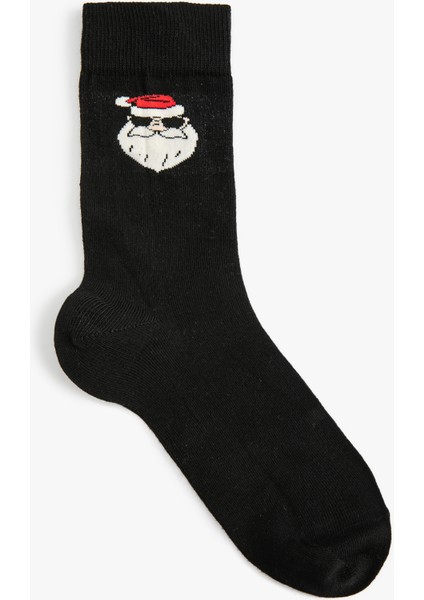 Yılbaşı Temalı Pamuklu Soket Çorap fiyatları