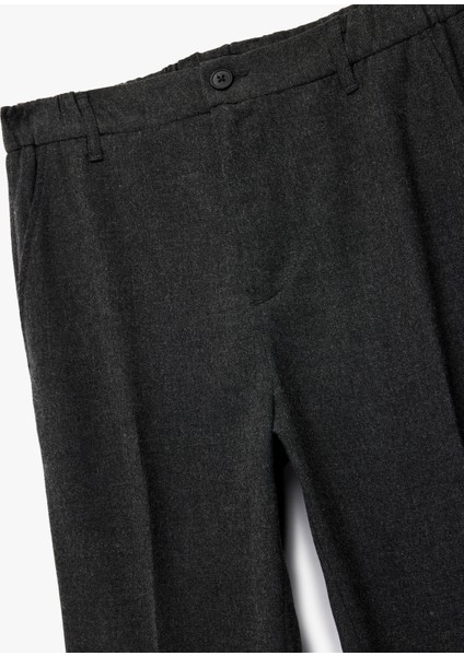 Viskon Karışımlı Cepli Slim Fit Kumaş Pantolon modelleri