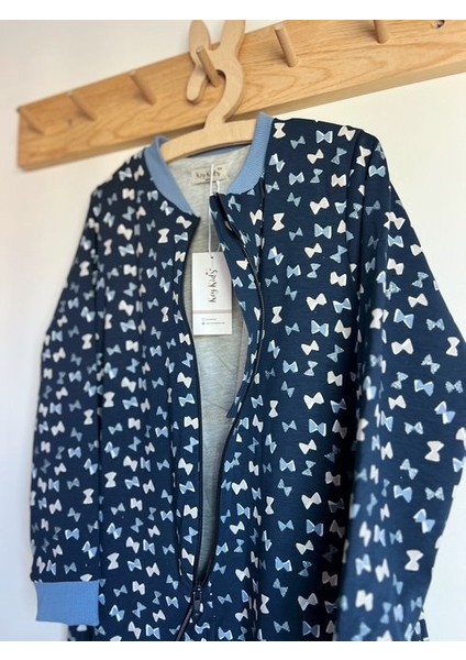 Lacivert Fiyonklu Kız Çocuk %100 Pamuklu Fermuarlı 8 Yaş 10 Yaş 12 Yaş Büyük Beden 1 Tog Çocuk Uyku Tulumu Çocuk Pijaması modelleri