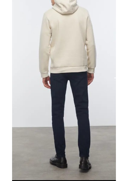 Erkek Kapüşonlu Kanguru Cepli Yumuşak Pamuklu Üç Iplik Kumaş Üst Kalite Sweatshırt fırsatları